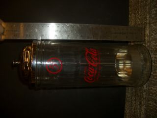 5 cent Coca Cola Glass Straw Dispenser Holder by The 1800 ' s Company Riverside Ca 2