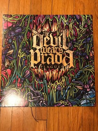 Plagues By The Devil Wears Prada Vinyl,  May - 2011,  Rise Records Lp Record Red