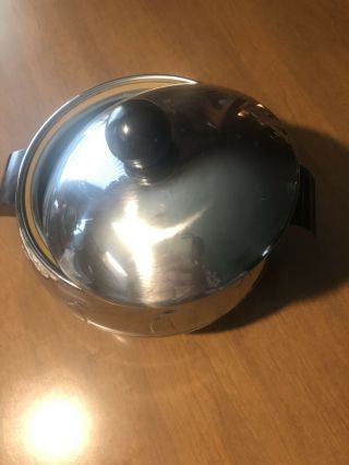 Vintage Penguin West Bend Company Hot and Cold Stainless Steel Server Cookware 6