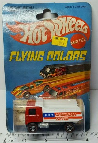 Vintage 1975 Hot Wheels Redline Flying Colors American Tipper No.  9089
