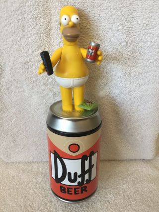 Duff Beer Custom Keg Tap Handle Casual Homer Simpson Christmas Xmas Fathers Day