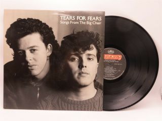 Tears For Fears - Songs From The Big Chair - Mercury 422 - 824 Lp Record Vg