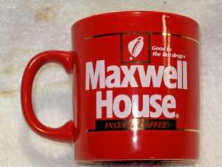 Vintage Maxwell House Instant Coffee " Good To The Last Drop " Collectible Mug
