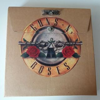 Guns N Roses - Appetite - 4x 12 " Vinyl Singles Rare Boxset Badge Poster T - Shirt