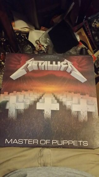 Metallica " Master Of Puppets " 1986 Elektra Records 60439 - 1 Thrash Rock Lp