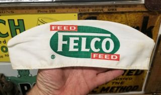 Vintage Felco Feed Advertising Hat Cap - General Store Cloth Classy Hat 3