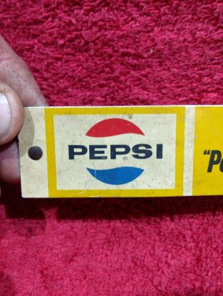 VINTAGE SAY PEPSI PLEASE CLIP ON SIGN 4