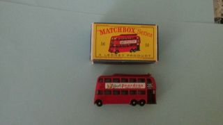 Matchbox 56a Trolley Bus With " D " Box
