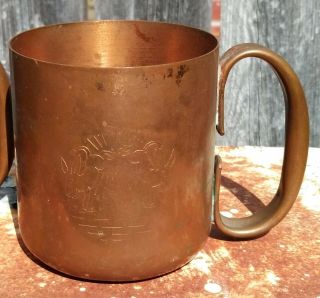 Vintage Copper Moscow Mule Mugs 2