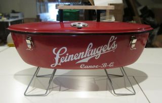 Leinenkugel Leinie Beer Canoe Barbecue Grill - / Promotional Item Signed