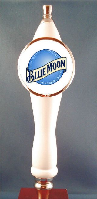 Blue Moon Beer Tap Handle Knob Tapper For Kegerator Or Faucet