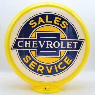 Chevrolet Sales & Service Gas Pump Globe