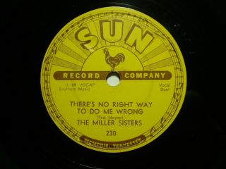 The Miller Sisters - (78) Sun 230; " There 