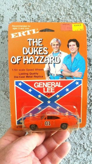 Ertl 1/64 Scale The Dukes Of Hazzard General Lee Car 1581 ©1981 Never Opened
