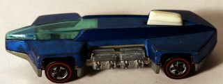 Dte 1971 Hot Wheels Redline 6001 Metallic Blue What - 4 W/white Interior