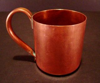 VTG.  MID CENTURY MODERN MOSCOW MULE COPPER MUG CUP COCK ' N BULL PRODUCT 3