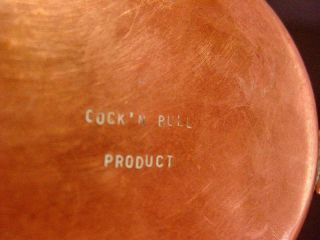 VTG.  MID CENTURY MODERN MOSCOW MULE COPPER MUG CUP COCK ' N BULL PRODUCT 5