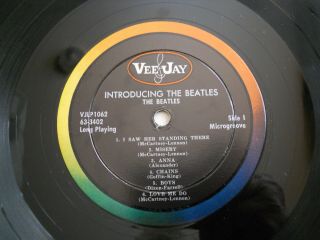 VJ LP 1062 Introducing The Beatles Vee Jay Records Love Me Do 1st version 5