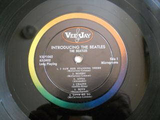 VJ LP 1062 Introducing The Beatles Vee Jay Records Love Me Do 1st version 6