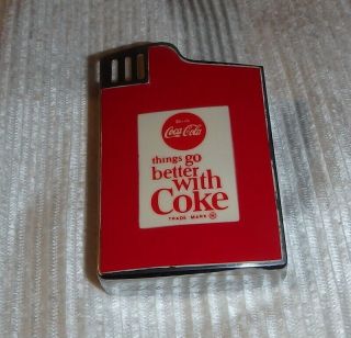 Vintage Coca Cola Case Musical Cigarette Lighter Blue Bird Case Only