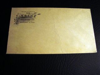 Circa 1900 Leisy Brewing Envelope,  Cleveland,  Ohio
