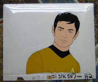 Orig Star Trek Animated Series Sulu Filmation Cel