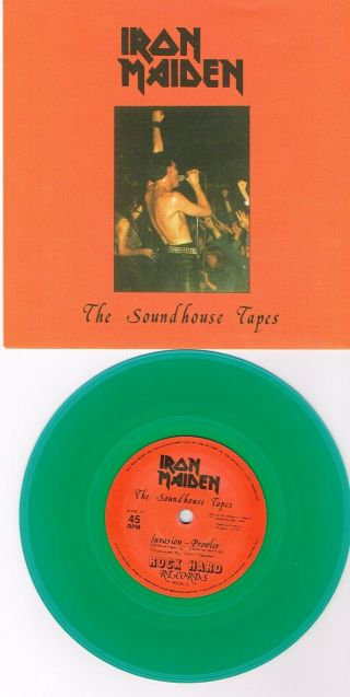 Iron Maiden - The Soundhouse Tapes (rok1) Ltd Green Vinyl 2019 7 " Single