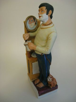 Cyrus Noble Mine Whiskey Decanter " The Music Man " 1977 Haas Brothers