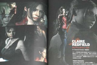 JAPAN Resident Evil 2 / Biohazard Re:2 Official Complete Guide Book 4