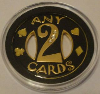 Any 2 Cards Spinner Poker Card Guard Cover Protector
