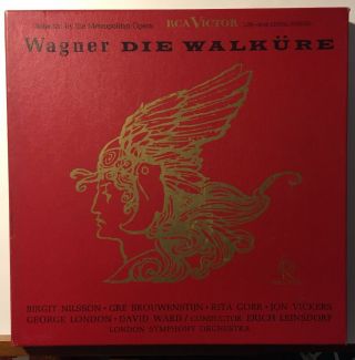 Wagner - Die Walkure - Leinsdorf - Rca Living Stereo 5 Lp Set,  Bonus For Collectors