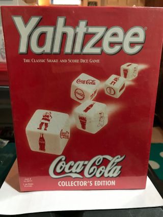 Coca - Cola Collector’s Edition Yahtzee Dice Game