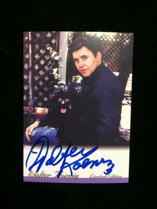 Walter Koenig Babylon 5 Signed Trading Card Autographed Star Trek Chekov Bester