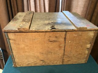 Vintage Beer Wooden Wood Crate/box Omaha Box Co