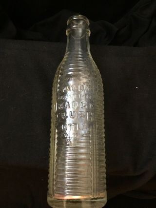 Rare Antique Orange Crush Co.  Embossed Bottle 8 Fl Oz Harriman,  Tenn.