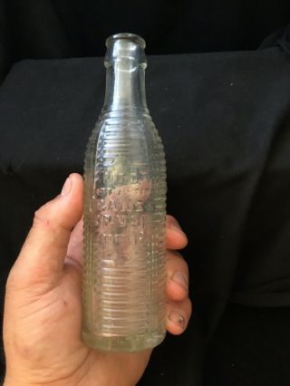 Rare Antique Orange Crush Co.  Embossed Bottle 8 fl oz Harriman,  Tenn. 6