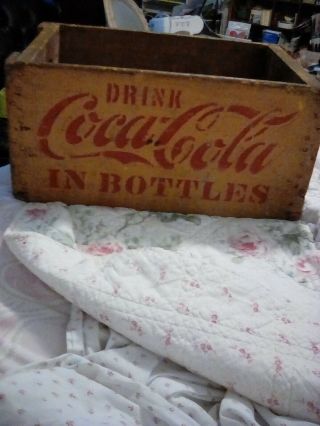1900s Coca - Cola Hutchinson Bottle Crate