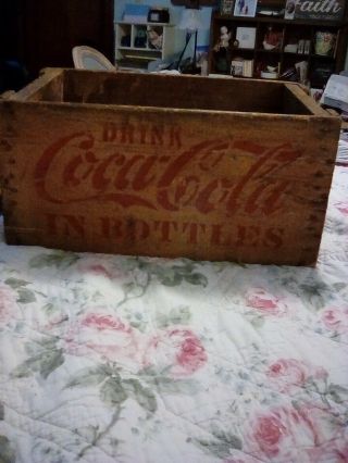 1900s Coca - Cola Hutchinson bottle crate 7