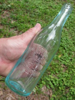 1907 Home Brewing Co.  Richmond Va.  Beer Bottle W/ Eagle On A Stump - Exc.  Cond.