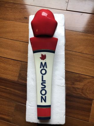 Molson Canadian Beer Tap Handle 11.  5  Hockey NHL Goaltender Goalie Mask 3