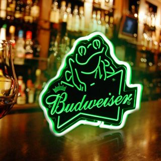 Neon Signs Beer Bar Pub Party Homeroom Windows Decor For Gift Light Budweiser