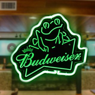 Neon Signs Beer Bar Pub Party Homeroom Windows Decor For Gift Light Budweiser 3
