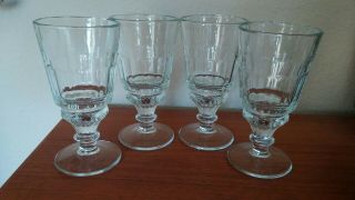 Lovely Set Of 4 La Rochere Pontarlier Absinthe Glass French Specialty Drink