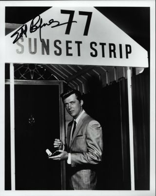 Edd Byrnes Hand Signed Autographed 8x10 " Photo W/coa - 77 Sunset Strip - Grease