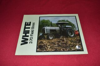Oliver White Tractor 2 - 70 Field Boss Tractor Dealer 