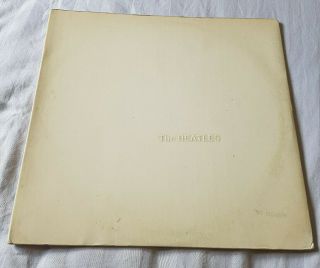 Beatles White Album Lp 1st Uk Press 0334398 Top Open,  Poster Top Audio 1968