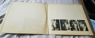 Beatles White Album LP 1st UK Press 0334398 Top Open,  Poster TOP AUDIO 1968 6