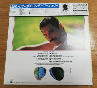 FREDDIE MERCURY Mr.  Bad Guy CBS Sony JAPAN 28AP - 3030 Queen LP Vinyl NM w/ OBI 5