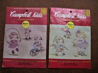 Vintage Iron On Campbell Kids Transfer Patterns