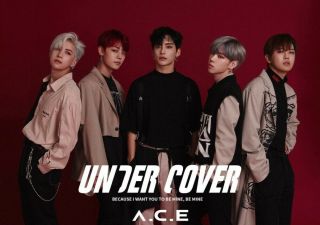 Ace A.  C.  E Under Cover 2nd Mini Album Cd,  Poster,  Photo Book,  Card,  Sticker